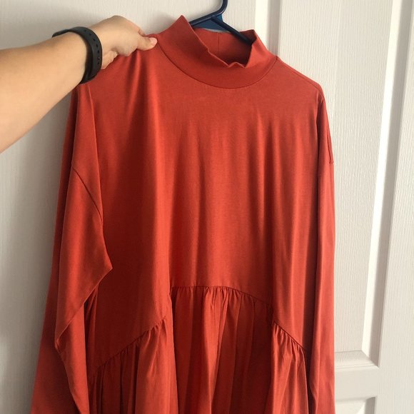 ASOS | High Neck Smock Dress - Picture 4 of 11